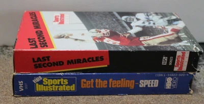 Sport Illustrated VHS tapes--Last Second Miracles; Get the Feeling--speed - Image 1 of 4