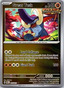 Great Tusk 055/131 - Prismatic Evolutions Reverse Holo| Mix&Match - Imagen 1 de 2
