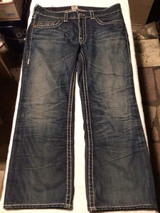 JEANS UOMO VERA RELIGIONE BOBBY SUPER T DOUBLE W36 L33 leggere descrizione - Foto 1 di 7