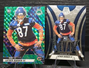 2025 Panini Mosaic Luther Burden III Rookie Green Mosaic w/Elevate Base RC Bears - Picture 1 of 4