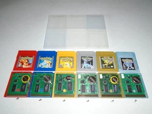 Pokemon Red Blue Yellow Silver Gold Crystal Version ☆☆ Authentic Game Boy Color - Picture 1 of 13
