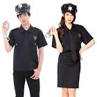 Clearstone Cosplay Halloween Speed ​​Police Police Officer Hat Shirt Tie Handcuf