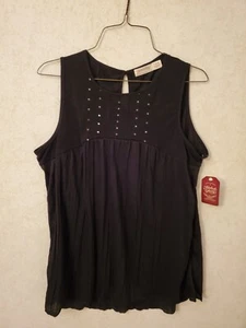 Vintage Y2k Womens Babydoll Tank Top Whimsygoth Grunge Bling Fairy Size Large - Picture 1 of 12