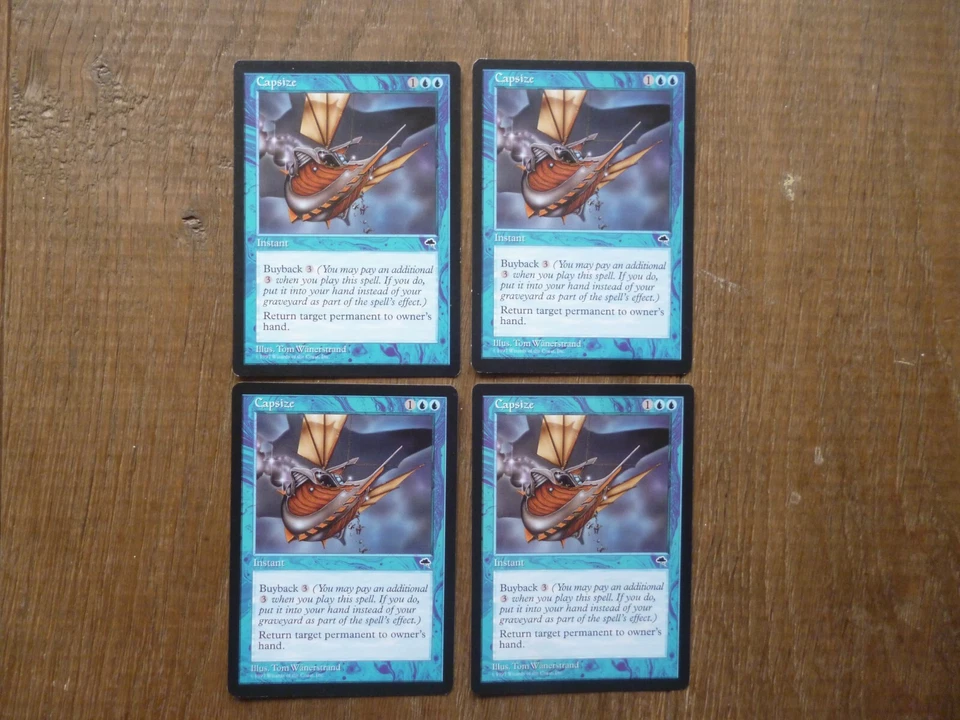 MTG 4 x Capsize common Tempest card Magic The Gathering Playset - Image 1 of 1