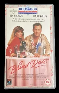 Blind Date VHS Video Movie 1989 Bruce Willis Kim Basinger Romance Comedy - Picture 1 of 3