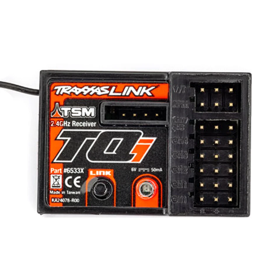 Receptor Traxxas 6533X 5 canales Micro TQi 2,4 GHz con telemetría y TSM Foto 1 de 1