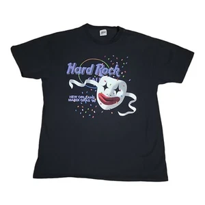 Vintage 1990 Hard Rock Cafe New Orleans Mardi Gras T-Shirt XL Single Stitch - Picture 1 of 7