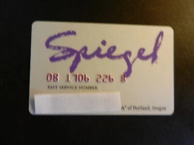 VINTAGE *SPIEGEL* RARE, EXPIRED CREDIT CARD. - Image 1 of 2