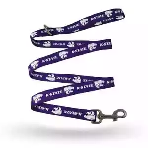 KANSAS STATE WILDCATS MASCOTA PERRO GATO CORREA CORREA PEQUEÑA/MEDIANA GRANDE/XL - Imagen 1 de 1