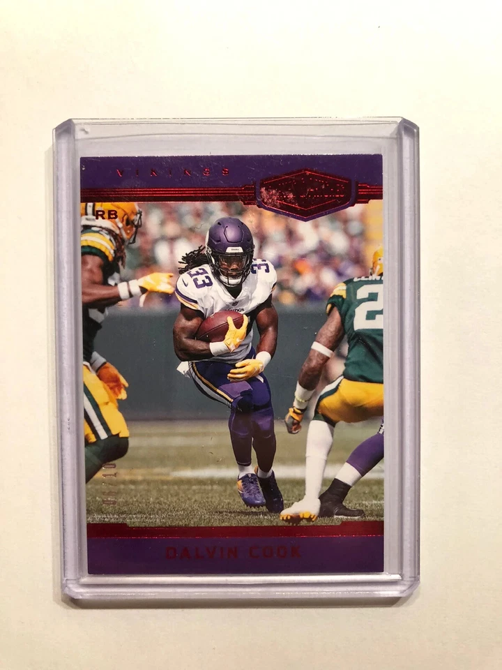 2018 Panini Plates & Patches Red #06/10 Dalvin Cook #115 - RARE!! - Image 1 of 1