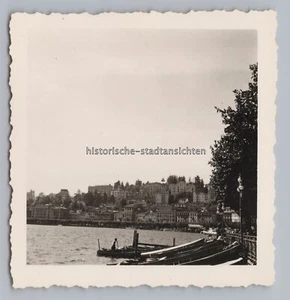 Lugano Tessin Schweiz 1953 - Fischerboote - Altes Foto 1950er - Picture 1 of 2
