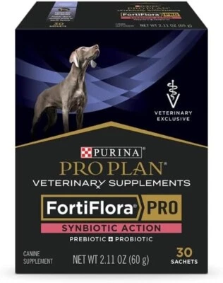 PURINA FortiFlora PRO Synbiotic Action Canine Probiotic Supplement 30 Packs - Image 1 of 4