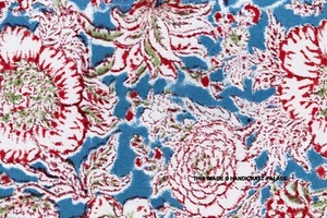 Canvas Hand Block Print Upholstery Fabric Indian Cotton Heavy Fabric By 5 YARD - Picture 1 of 3