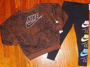 NIKE SPORT AUTHENTIC TODDLERS GIRLS BRAND NEW ORIGINAL 2Pc SET Size 6, NWT - Picture 1 of 7