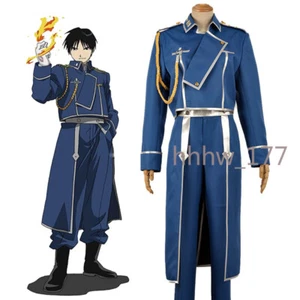 Anime Fullmetal Alchemist Cosplay Kostüm Roy Mustang Cosplay Männer Halloween - Bild 1 von 10