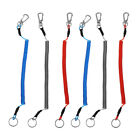  6 Pcs Miss Rope Tpu Coil Cord Lanyard Trailer Breakaway Cable Safety