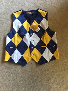 Nuovo gilet da golf Loudmouth University of Notre Dame Fighting Irish taglia 42 - Foto 1 di 5