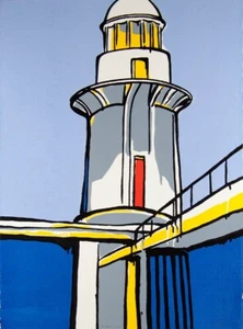 Jasper KNIGHT 'Bradley's Head' - signed screenprint, original Australian artwork - Picture 1 of 3