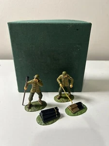 FRONTLINE FIGURES HAND PAINTED WW2 UNITED STATES ARTILLERY 105mm HOWIZTER - Picture 1 of 4