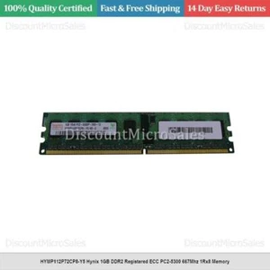 HYMP112P72CP8-Y5 Hynix 1GB DDR2 Registered ECC PC2-5300 667Mhz 1Rx8 Memory - Picture 1 of 1