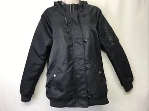 OBEY N-89 Propaganda Men's Black Hooded Long Sleeve Winter Jacket Size XS C5C - Picture 1 of 12