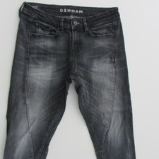Denham Monroe Helix Jeans Size W26 L30 Girlfriend Tapered Dark Grey Womens 