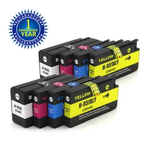 8pk Nowy generyczny wkład atramentowy 950XL 951XL pasuje do HP OfficeJet 8600 8610 8620 8625 - Zdjęcie 1 z 7