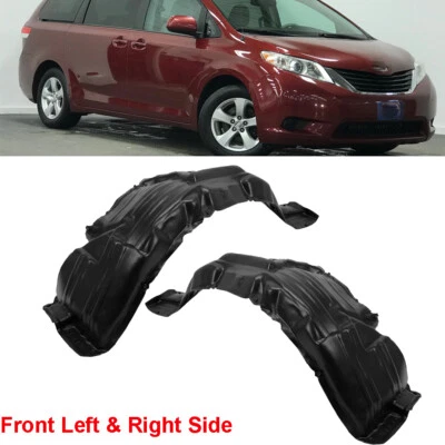 Fender Liners Set For 2011-2017 Toyota Sienna Front Driver and Passenger Side — 第 1/4 张图片