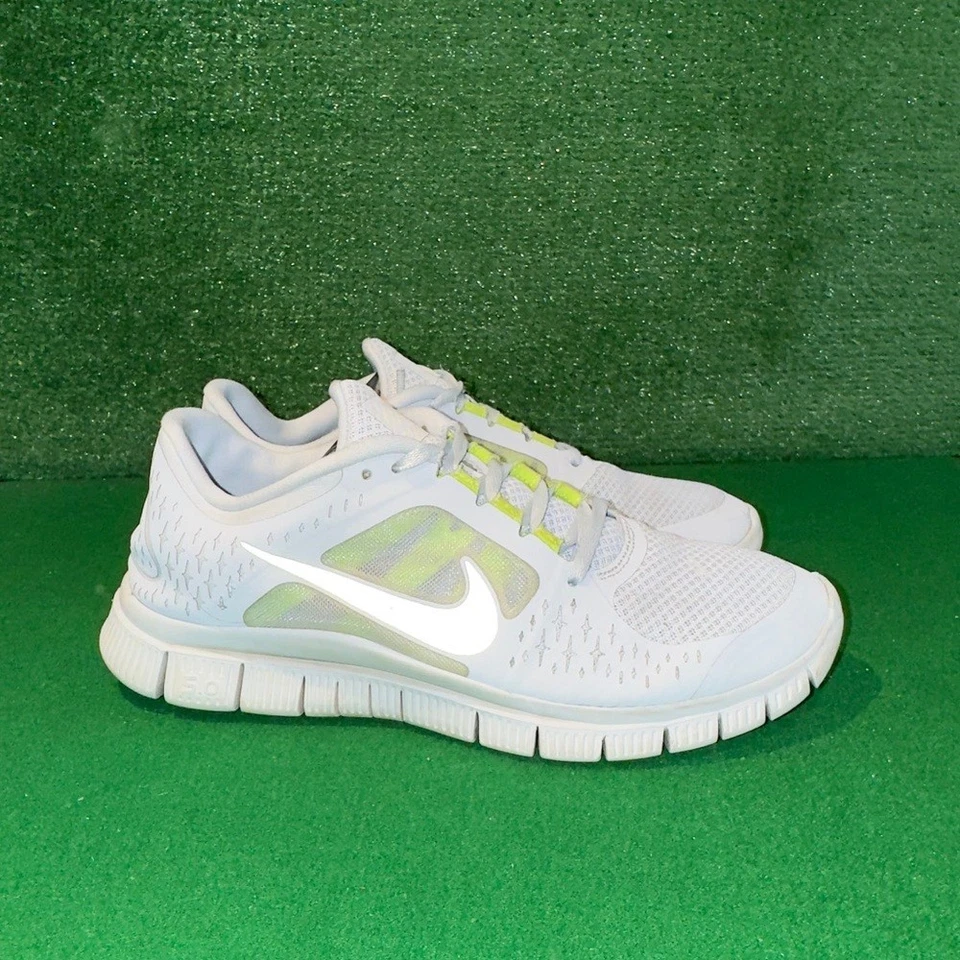 Nike Free Run+ 3 Platinum Silver Volt 510642-003 Men’s Size 10.5 - Image 1 of 4