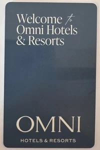 Welcome to Omni Dark Gray Resort Hotel Room KEY CARD - Picture 1 of 2