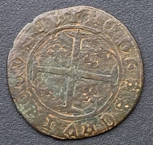 JETON / COUNTER TOKEN. Mittelalter. Schild & Kreuz Münzlot G50 - Bild 1 von 2