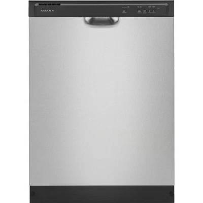 Amana 59 dBA Front Control Built-In Dishwasher - Stainless Steel - Image 1 of 4