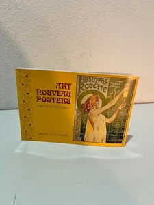Art Nouveau Posters Book Of Postcards, Library of Congress, Pomegranate, 1993 - Picture 1 of 11