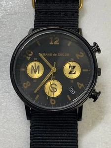 CABANE de ZUCCA Watch Black belt With Black dial No accessories - Picture 1 of 11