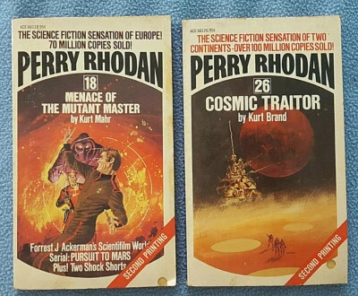 PERRY RHODAN # 18 & #26 (PAPERBACK, 1974, ACE) SCI-FI Science Fiction - Image 1 of 4