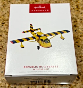 2022 Hallmark REPUBLIC RC-3 SEABEE Sky's the Limit #26 en adorno de serie - Imagen 1 de 4