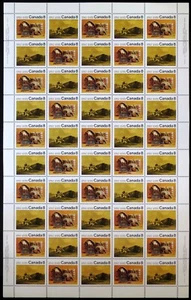 Canada Stamps — Full Pane of 50 — 1972, Plains Indians #562-563 / MNH - Picture 1 of 1