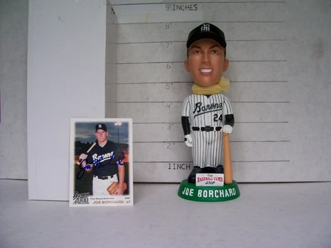 2003 JOE BORCHARD BOBBLEHEAD BIRMINGHAM BARONS SGA & FREE AUTOGRAPH ROOKIE CARD Cover