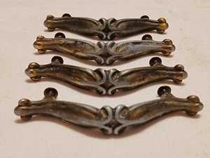 4 Vintage National Lock FO-3646-001 Kommode Schubladengriffe Ziehen - Bild 1 von 4