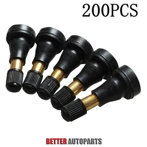 200 LOT TR-600 HP TR600HP HIGH PRESSURE SNAP-IN TIRE WHEEL VALVE STEMS - Picture 1 of 5