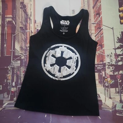 Camiseta sin mangas Star Wars Her Universe lentejuelas Imperio Galáctico estrella espalda deportiva grande Foto 1 de 4