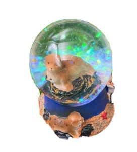 Foba bebé focas foca para orejas altura 6,5 cm bola de nieve bola de brillo bola agitar - Imagen 1 de 4