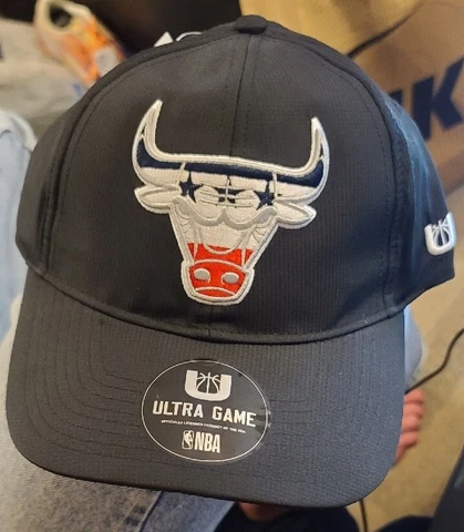 Chicago Bulls NBA Ultra Game Snapback Hat Cap Black American Flag Adjustable NWT Cover