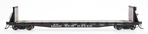 InterMountain New Haven HO AAR 70 Ton Bulkhead Flat NH 19006 New - Picture 1 of 2