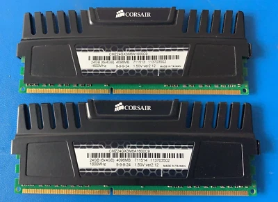 8GB Kit Corsair Vengeance (2 X 4GB) CMZ24GX3M6A1600C9 DDR3 CL9 1600MHz Memory - Image 1 of 2