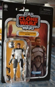 Star Wars THE CLONE WARS CLONE COMMANDER WOLFFE THE VINTAGE COLLECTION NEW - Picture 1 of 6