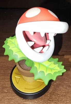 Nintendo PIRANHA PLANT Figura Amiibo Super Smash Bros NUEVO LEER Wii U Switch Foto 1 de 2