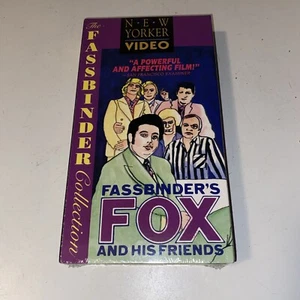 VHS: Fox And His Friends: New Yorker Video Rainer Werner Fassbinder Sealed New - Picture 1 of 7