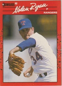 Nolan Ryan 1990 Donruss #166 Texas Rangers - Picture 1 of 2