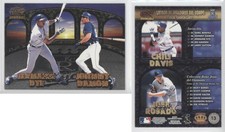 1998 Pacific Invincible Team Checklists Jermaine Dye Johnny Damon Chili Davis